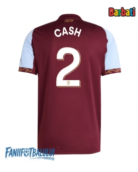 Aston Villa Matty Cash #2 Tricou Fotbal Replică 2025-26 Barbati Acasa
